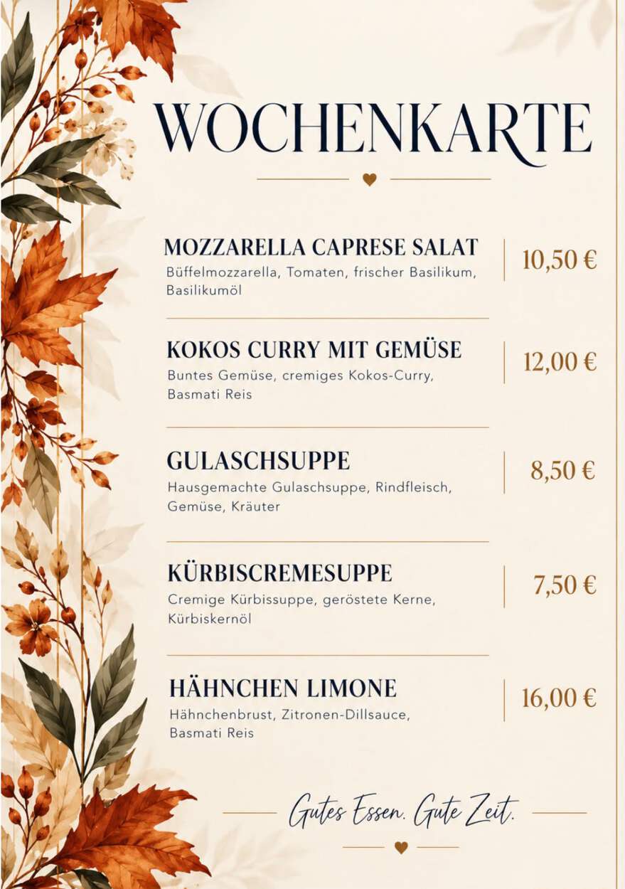 WOCHENKARTE