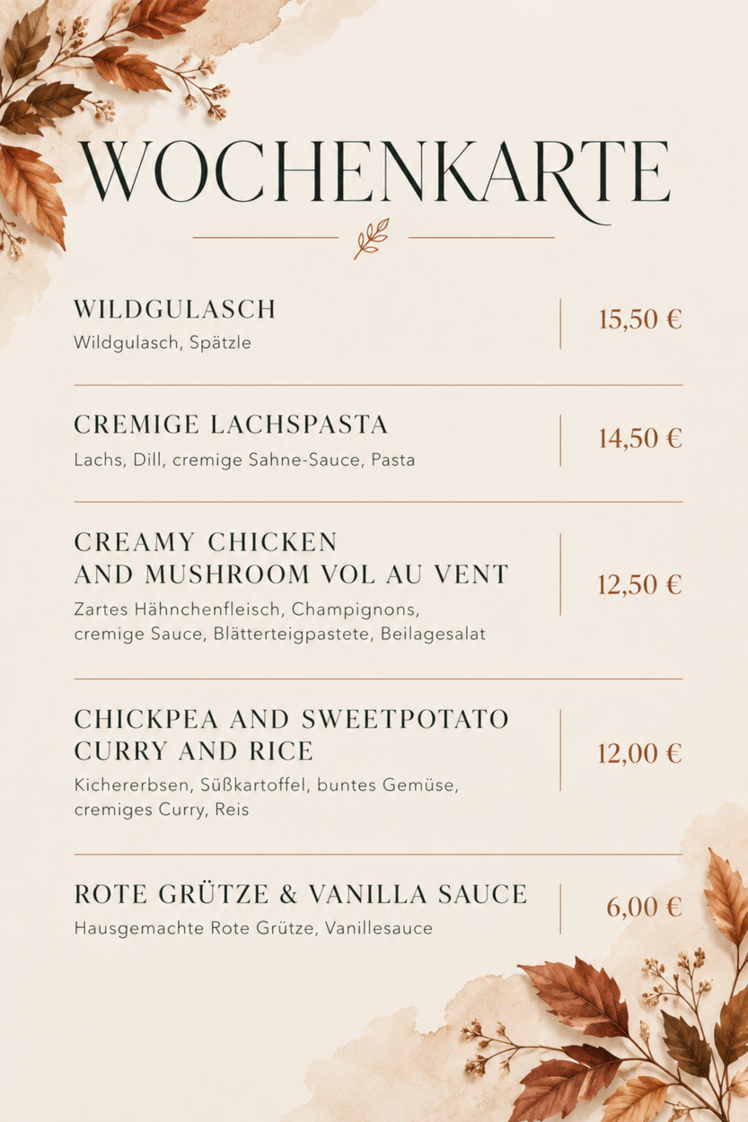WOCHENKARTE