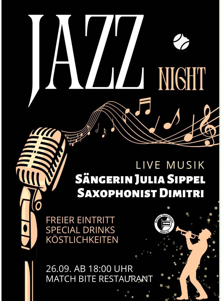 JAZZ UND BLUES ABEND IM BSV'92