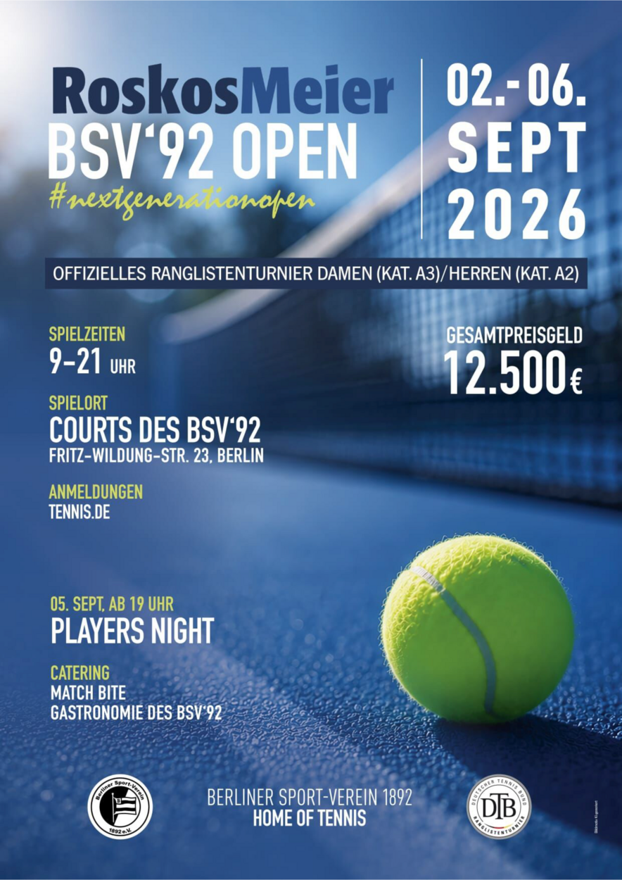 RoskosMeier BSV‘92 OPEN