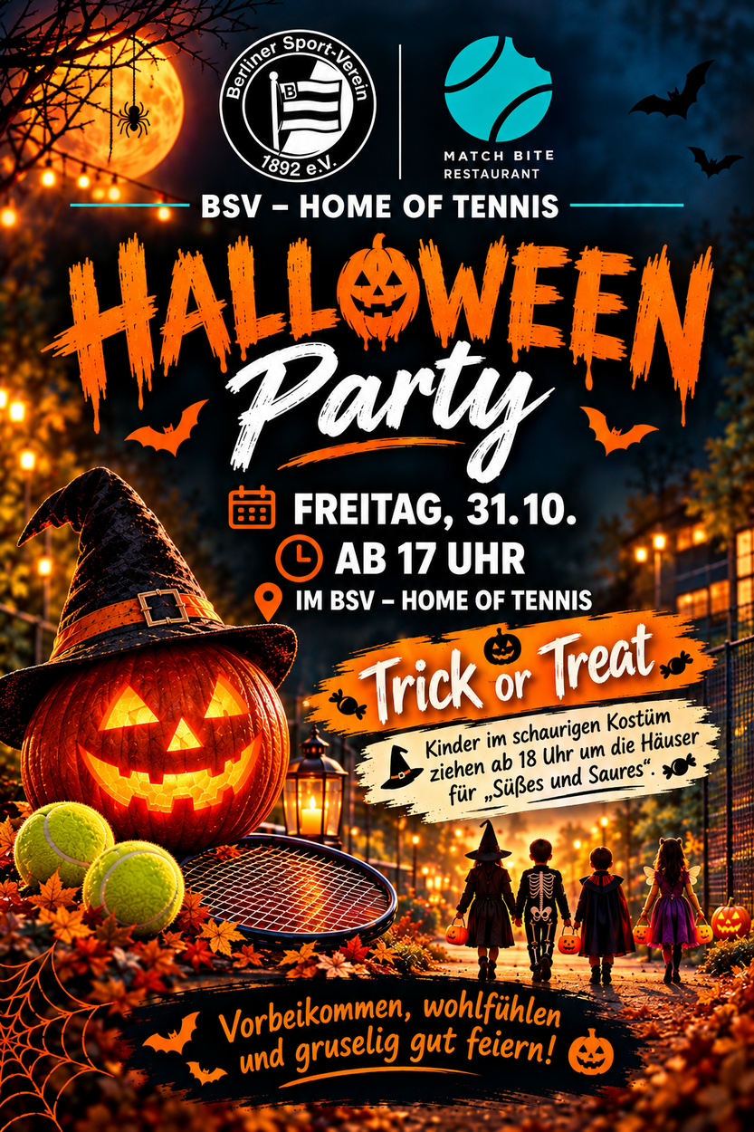 HALLOWEEN PARTY 31. Oktober 2026