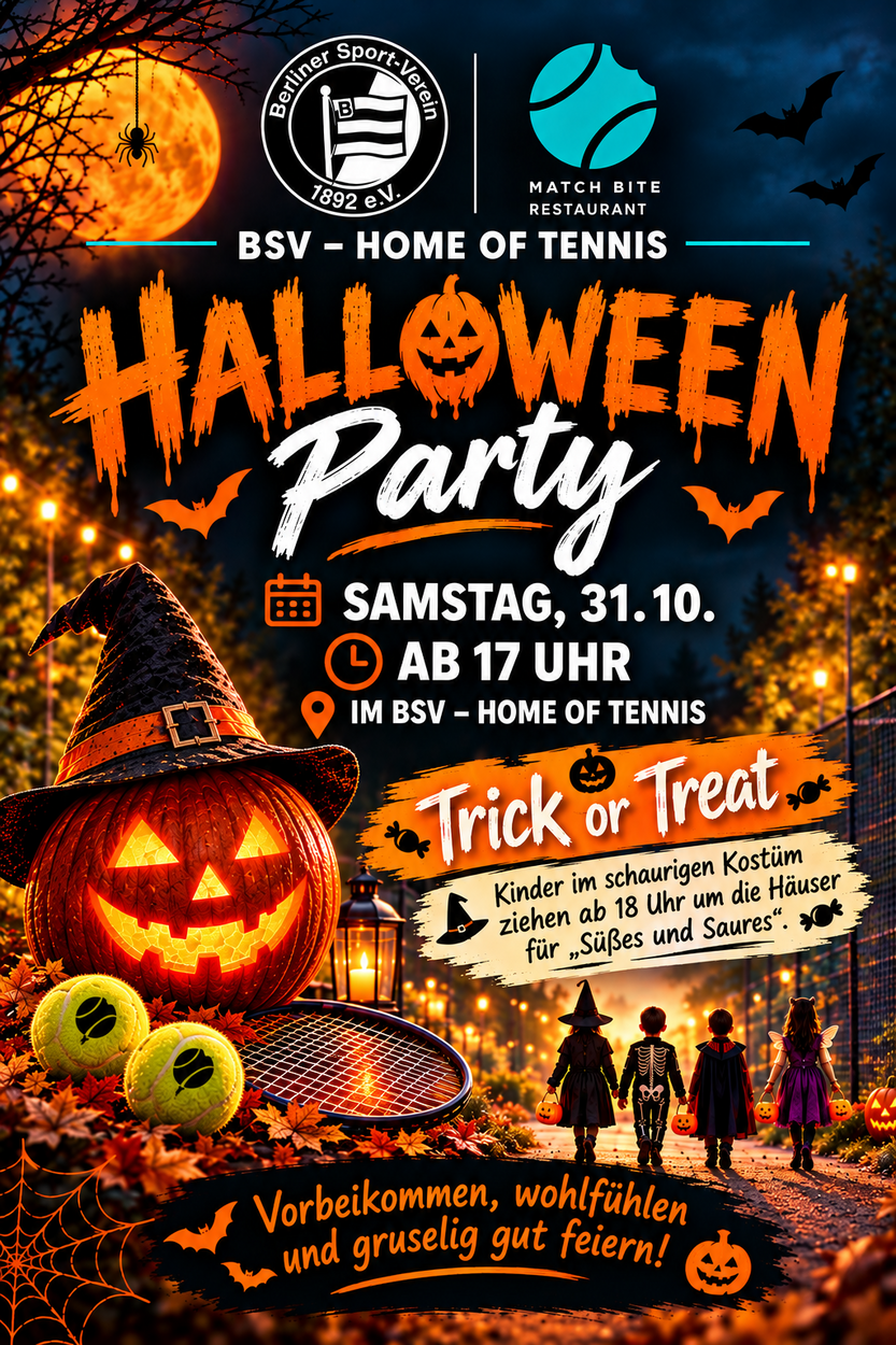 HALLOWEEN PARTY 31. Oktober 2026